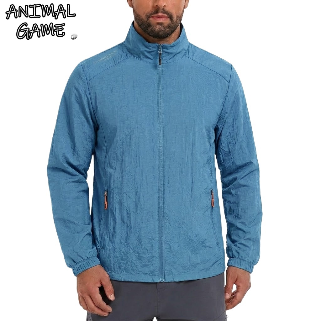 Fishing Jacket Waterproof - Jaket Pelindung Sinar Matahari UPF50+ Pria,