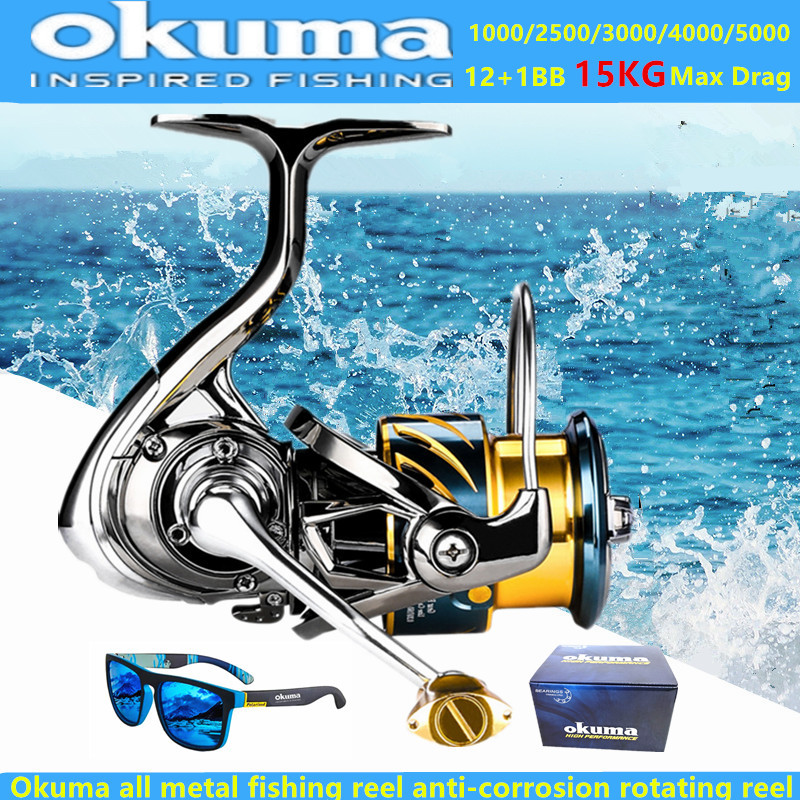 Okuma Reel Pancing Logam Penuh - Kastking Reel Zephyr ulasan dan harga