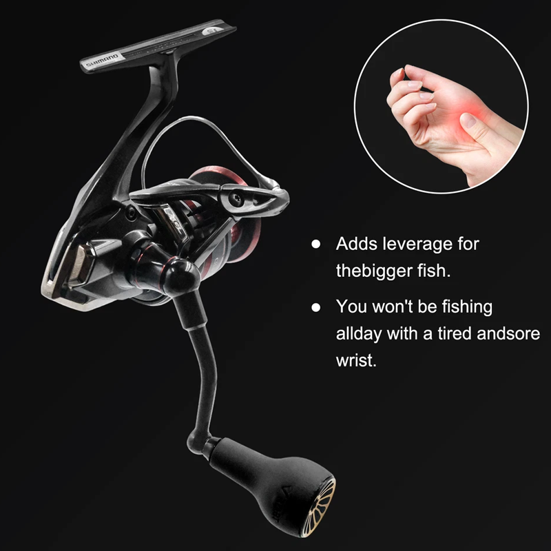 Pegangan Putar 63mm dengan Ken - Daiwa Reel Fuego ulasan dan harga