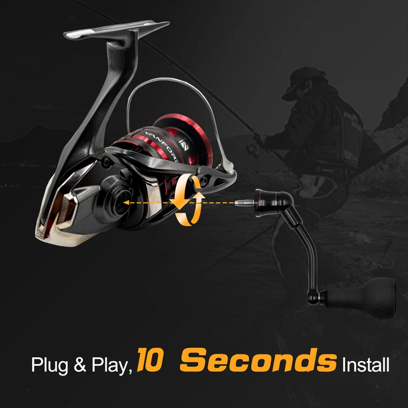 Pegangan Putar 63mm dengan Ken - Daiwa Reel Fuego ulasan dan harga