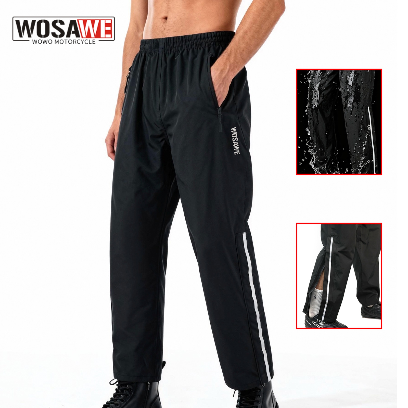 Celana Hujan Motor WOSAWE Anti - Fishing Pants Waterproof ulasan dan harga
