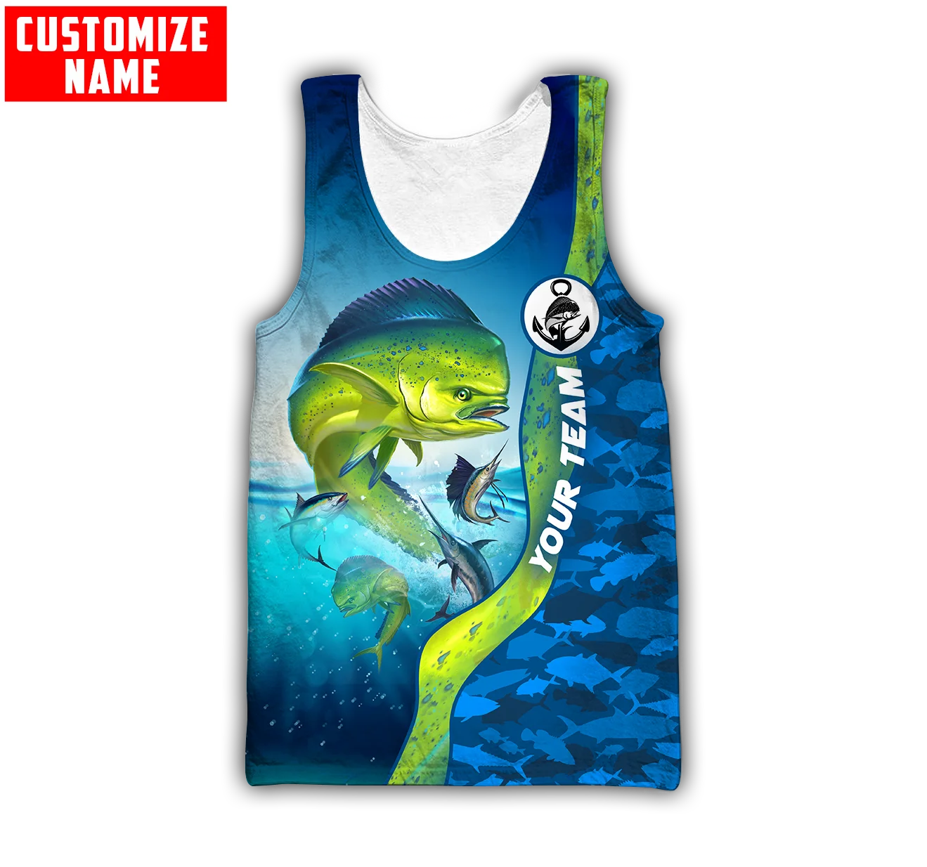 Nama Kustom Mahi Mahi Memancin - Fishing Vest ulasan dan harga